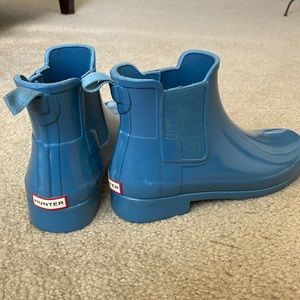 Hunter Blue Short Rain/mud Boots